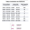 Tabla de Medidas para Fajas Vití Control